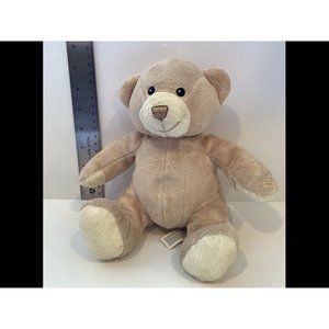 Animal Alley Plush Cream Teddy Bear Stuffed Animal Embroidered Eyes Soft Toy